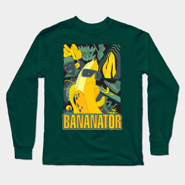 BANANATOR Long Sleeve T-Shirt by Penkin Andrey